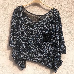 Nightcap Ditsy Floral Jersey & Lace Top